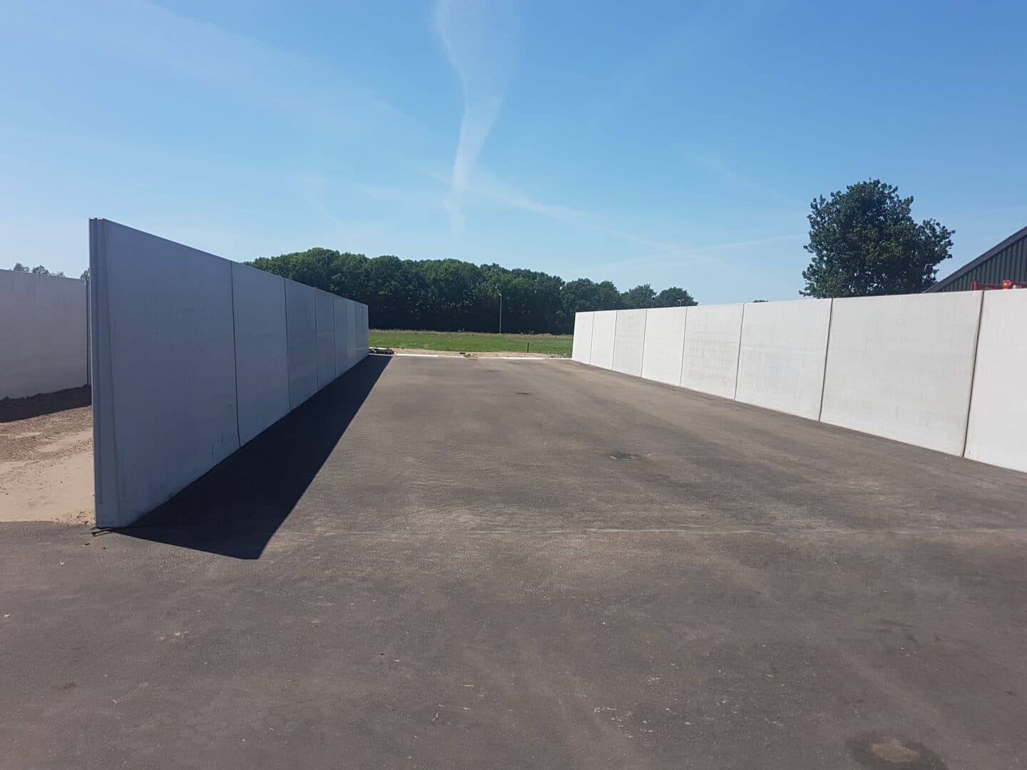 Bosch Beton - Sleufsilo’s voor gras en maïs in Brabantse Nispen