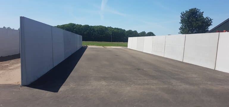 Bosch Beton - Sleufsilo’s voor gras en maïs in Brabantse Nispen