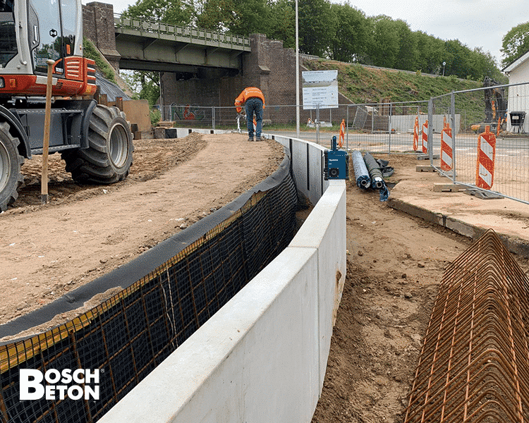 Bosch Beton - Fietsbrug bij Cuijk Mook