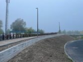 Bosch Beton - Nelson Mandelabrug, wandel- en fietsbrug in Lelystad