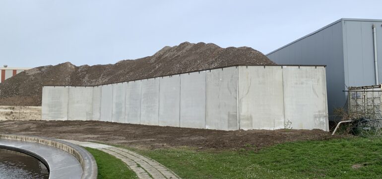 Bosch Beton - Keerwanden vervangen legoblokken bij Lekhaven in Wijk bij Duurstede