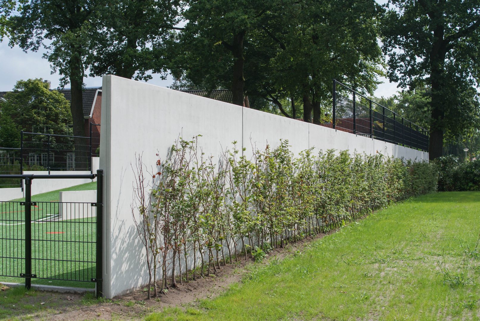 Het multifunctionele beweegpark met keerwanden als basis
