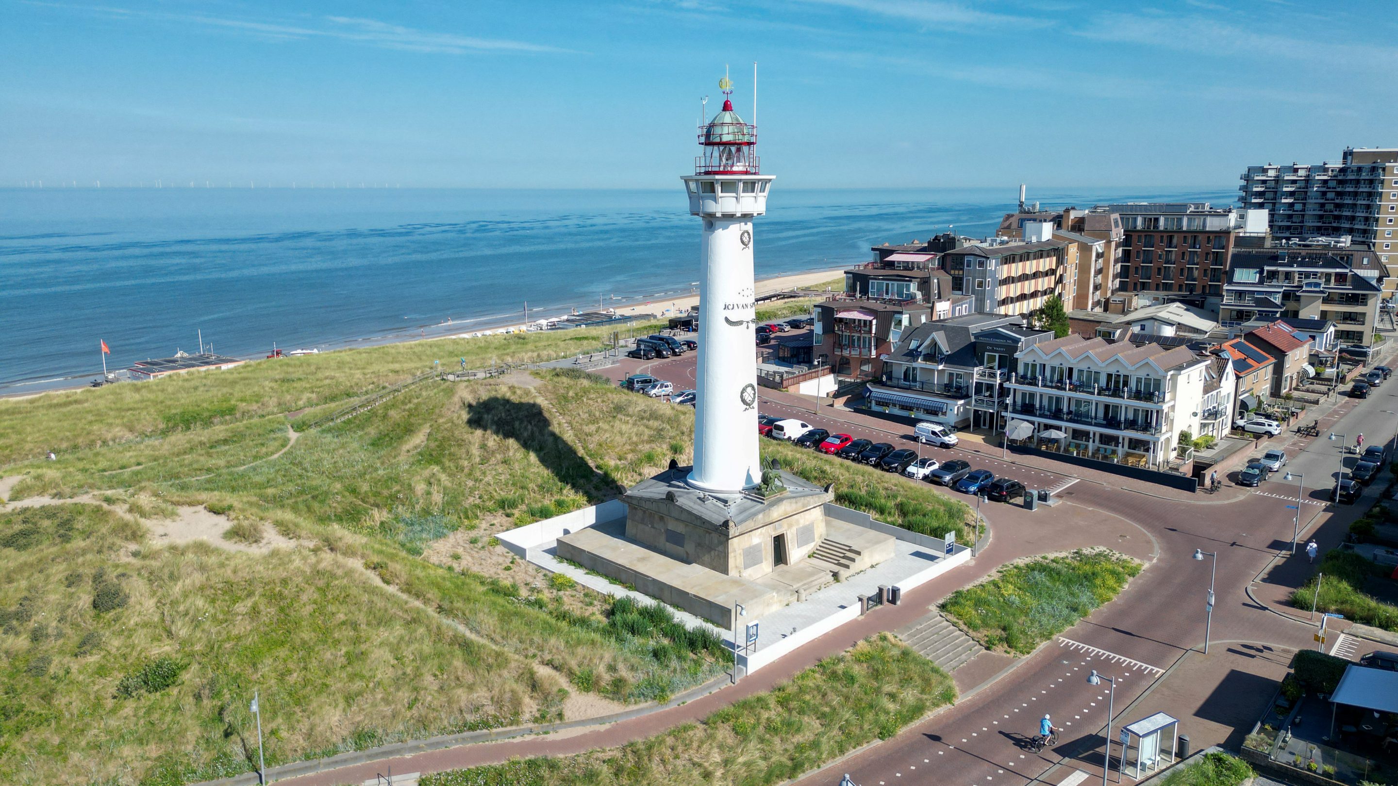Vuurtoren Egmond aan Zee duurzaam versterkt dankzij keerwanden