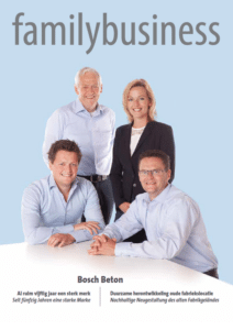 Bosch Beton in zakenblad Familybusiness